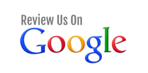 Review Us on Google graphic with the Google logo in full color.